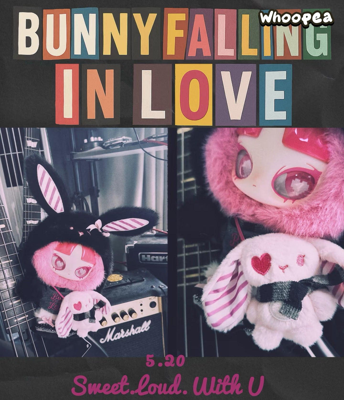 Limited INN'S 520 Bunny Falling in LOVE Plush Dolls