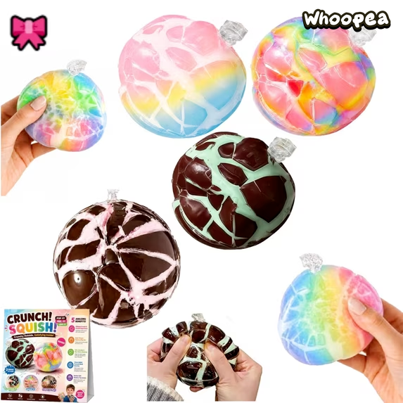 Crispy Wax Slow Rise Stress Ball Wax Cracking Squishy - Sensory Fidget Toy