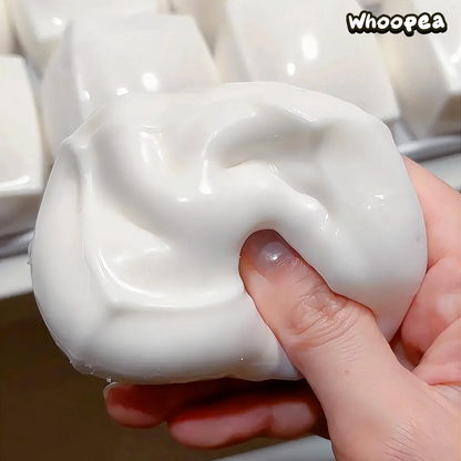 Milky Tofu Crunchy Crispy Squishy- Sensory Fidget Toy