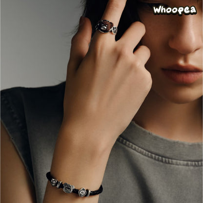 POPOP Jewelry HIRONO Fight for Joy Series Fly Against the Wind Leather Bracelet