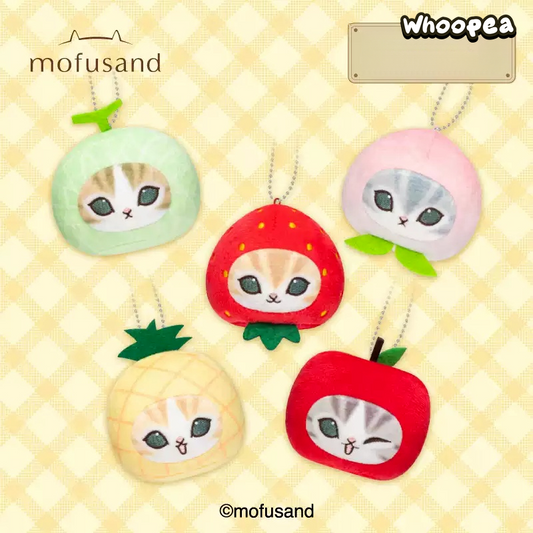 Mofusand Fresh Fruit Meow Face Plush Pendant Blind Box