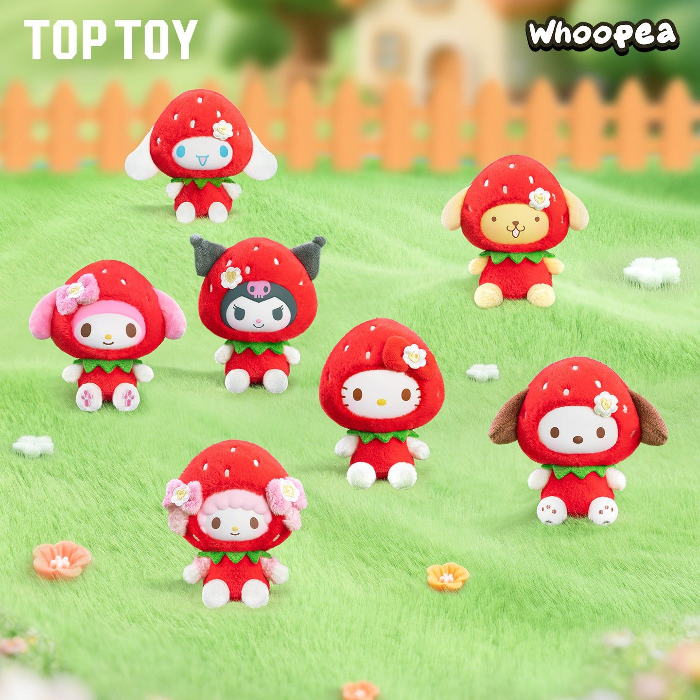 SANRI0 Sweet Strawberry Series Plush Pendant Blind Box