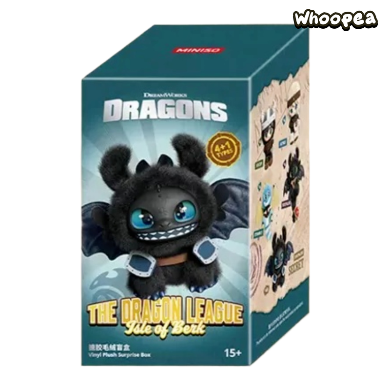 MINISO DreamWorks Dragons Series Plush Pendant Blind Box