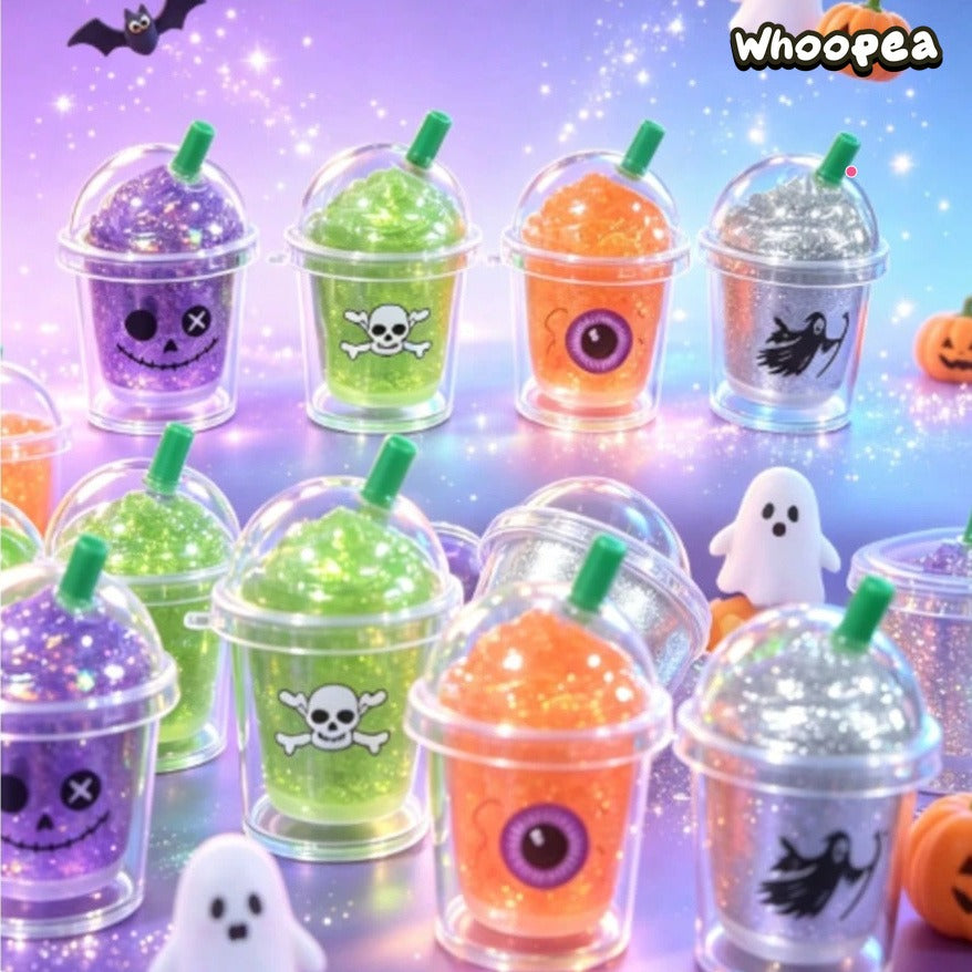 Halloween Mini Glitter Cup TPR Squishy - Sensory Fidget Toy