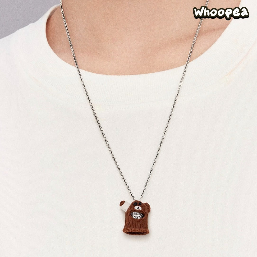 POPOP Jewelry Hirono Series Bear Doll Necklace
