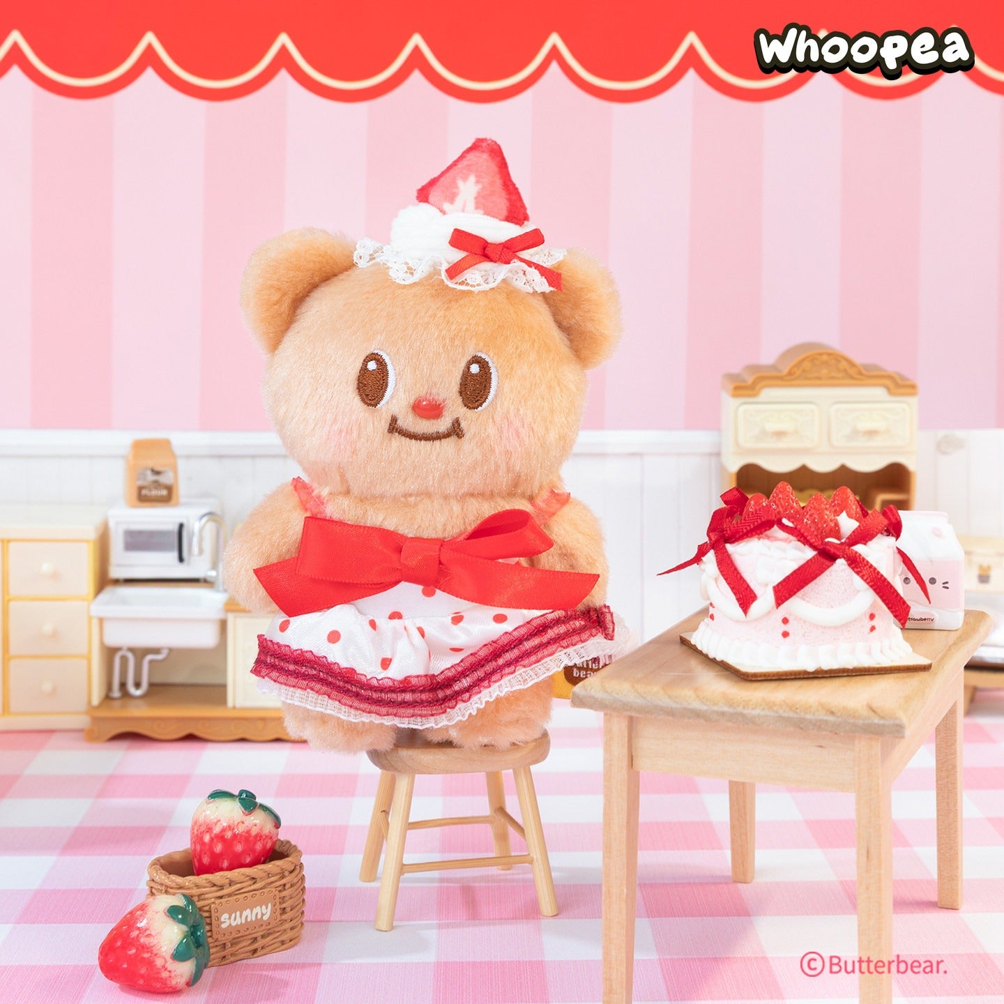 Butterbear Sweetheart Bakery Series Plush Pendant Blind Box