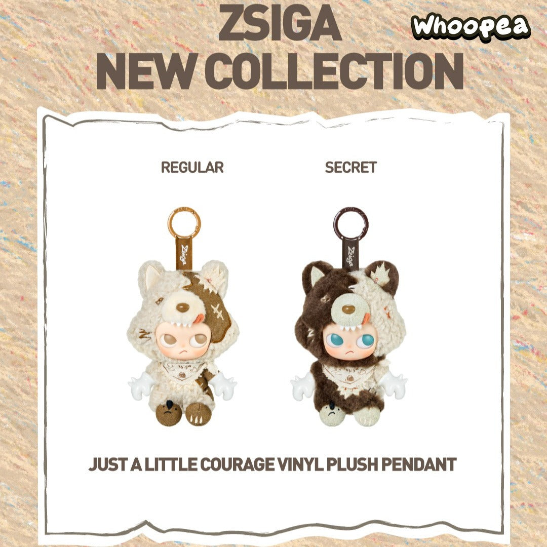 POP MART Zsiga Just A Little Courage Series Vinyl Plush Pendant Blind Box, Thailand Exclusive (PRE-ORDER)
