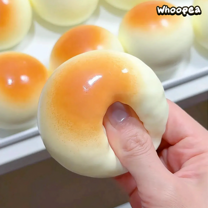 Milk Bun Crunchy Slow Rising Squishy- Sensory Fidget Toy
