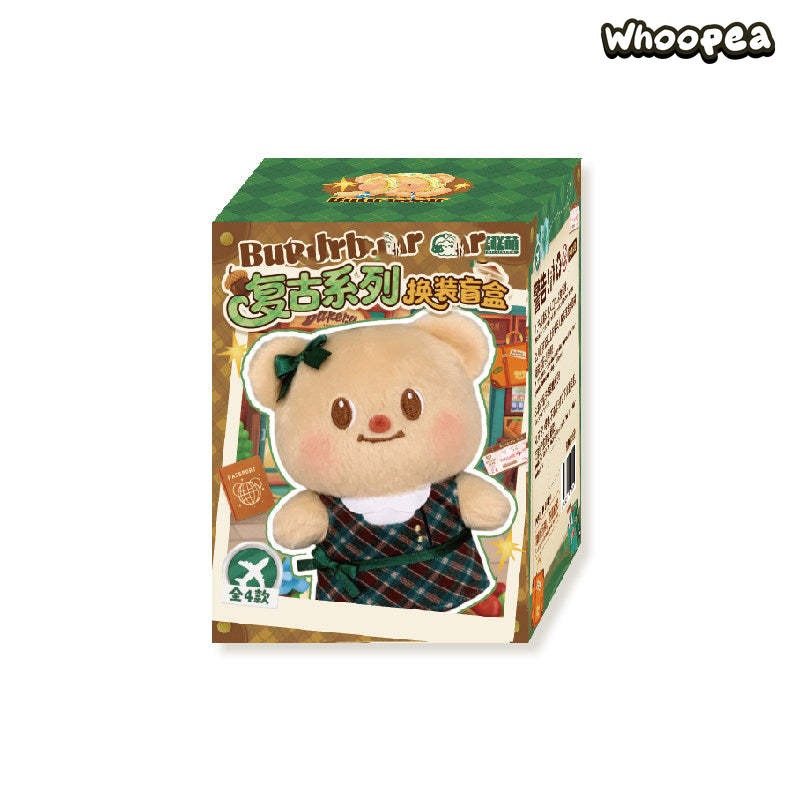 Butterbear Retro Series Dress-Up Plush Dolls Blind Box