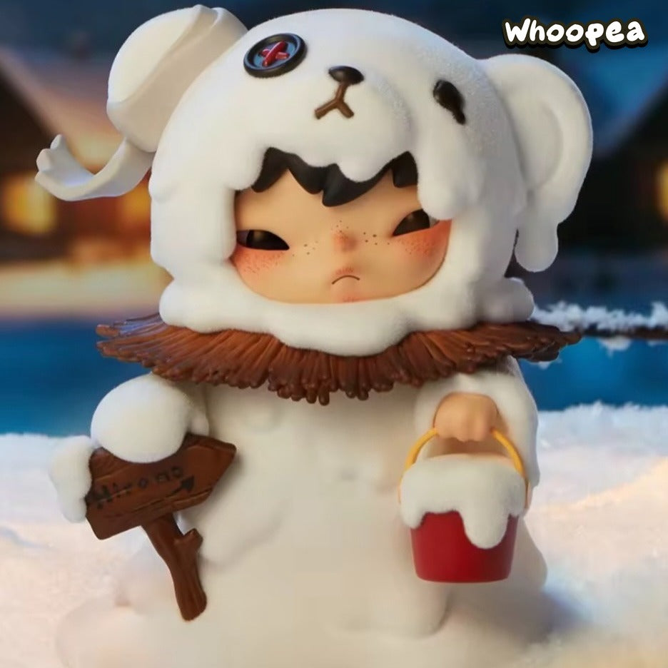 Whoop Language POP MART Hirono Snow man Series Figurine,Singapore Exclusive (PRE-ORDE ...