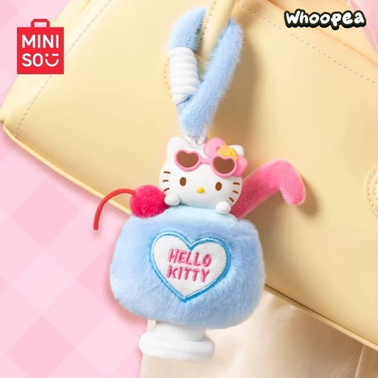HELL0 KITTY Black Summer Series Scented Plush Pendants, Blind Box