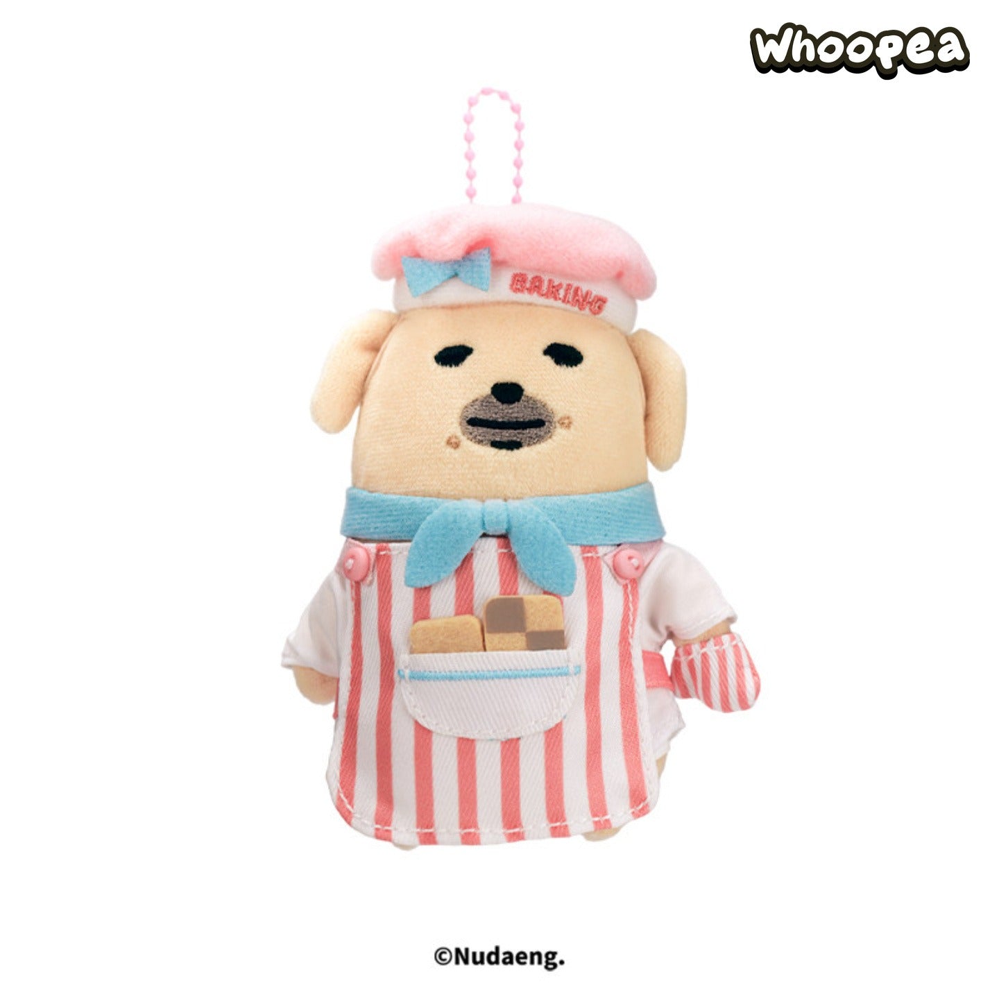 Nudaeng Baking Chef Dog Series Plush Pendant