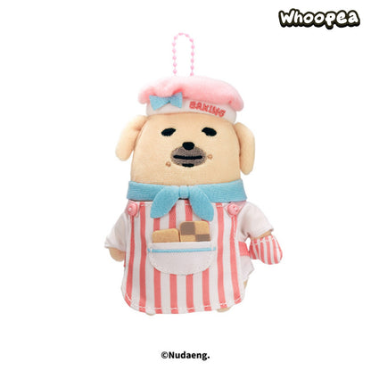 Nudaeng Baking Chef Dog Series Plush Pendant