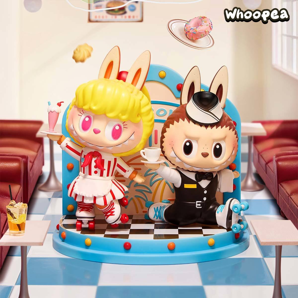 POP MART THE MONSTERS Cafeteria Figurine Hanging Card