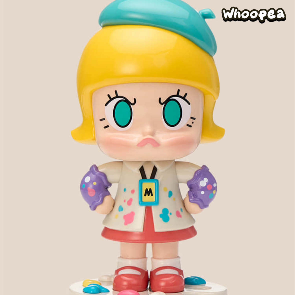 POP MART Angry Molly 20th Anniversary Series Little Painter Figure