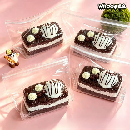Chocolate Cream Cake Taba Squishy - Sensory Fidget Toy