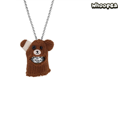 POPOP Jewelry Hirono Series Bear Doll Necklace