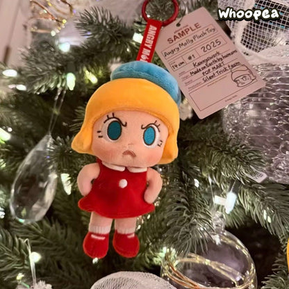 POPMART Angry MOLLY 2025 PTS Exhibition Limited Edition Vinyl Plush Pendant