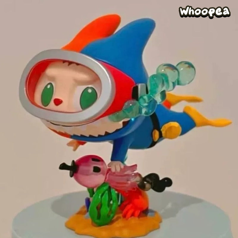 POP MART THE MONSTERS - LABUBU DIVER Series Figure Hanging Card, PTS 2024 Exclusive