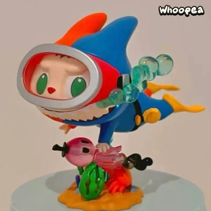 POP MART THE MONSTERS - LABUBU DIVER Series Figure Hanging Card, PTS 2024 Exclusive