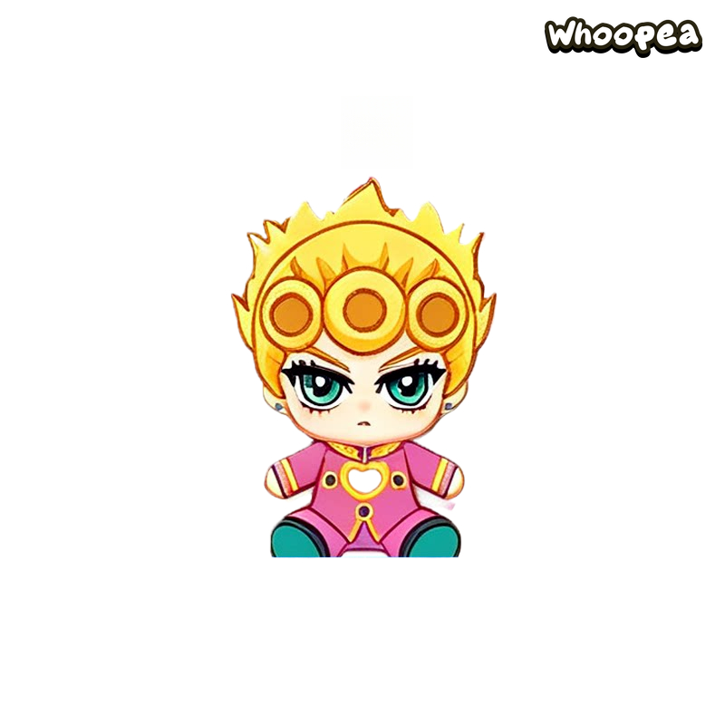 JoJo's Bizarre Adventure Golden Wind Series Chibi Sitting Plush Pendant Blind Box (PRE-ORDER)