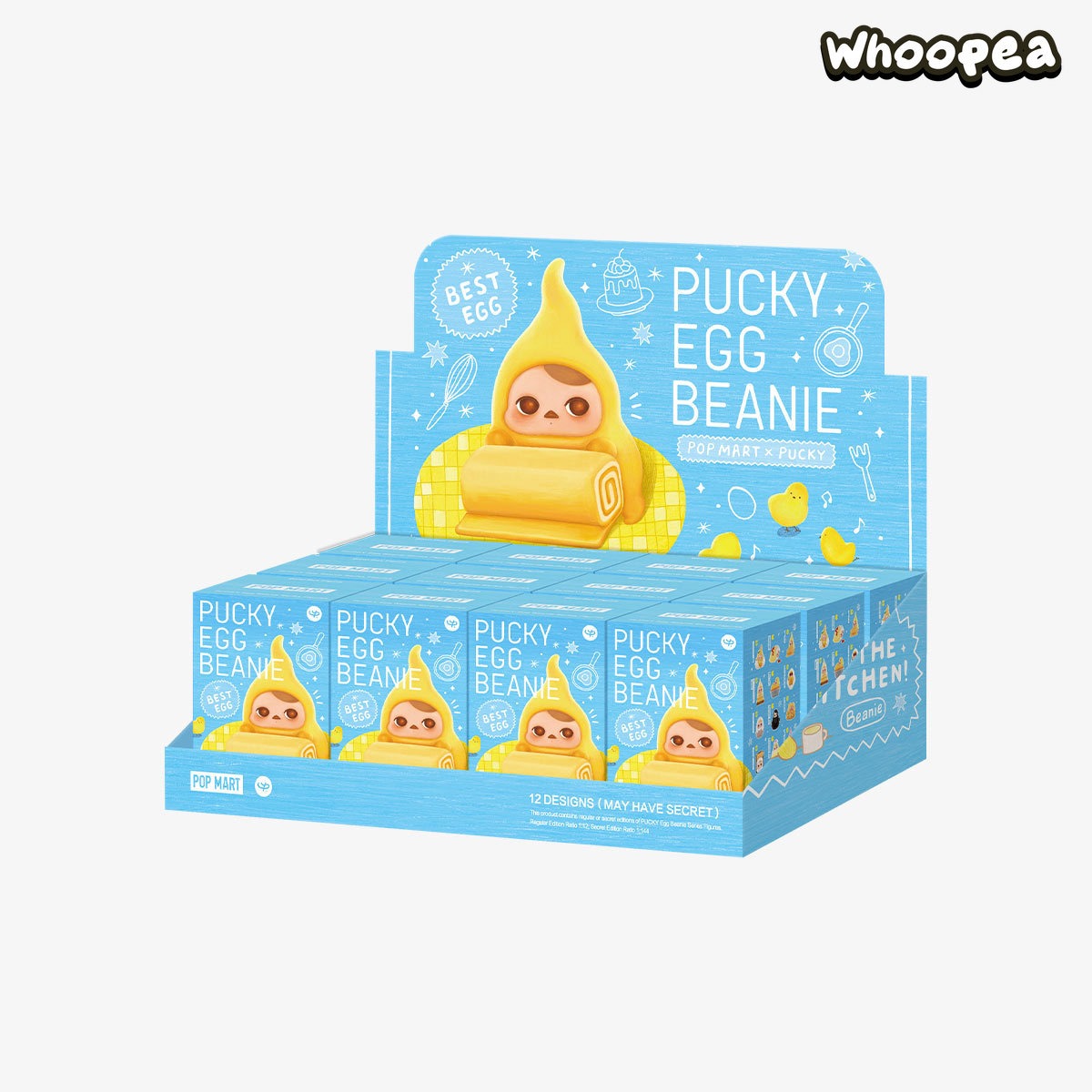 PUCKY Egg Beanie Series Figures, Blind Box (PRE-ORDER)