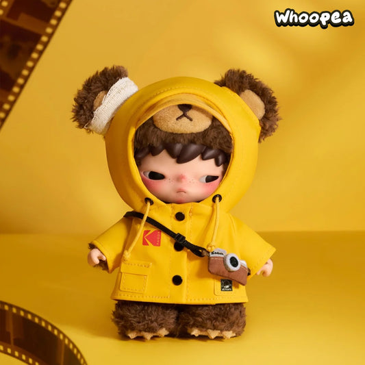 POP MART Hirono × Kodak Little Bear Vinyl Plush Pendant, Korea Exclusive (PRE-ORDER)