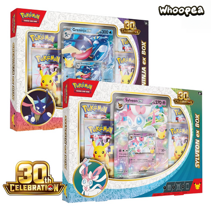 Pokémon TCG 30th Anniversary Celebration Poster Collection Eevee ex And Greninja ex Set, English Edition (PRE-ORDER)