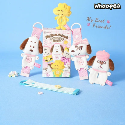 PEANUTS My Best Friend Series Magnetic Button Plush Pendant Blind Box