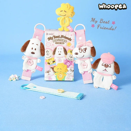 PEANUTS My Best Friend Series Magnetic Button Plush Pendant Blind Box