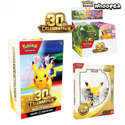 Pokémon TCG 30th Anniversary Pikachu Mini Tins Collection Box, English Edition (PRE-ORDER)