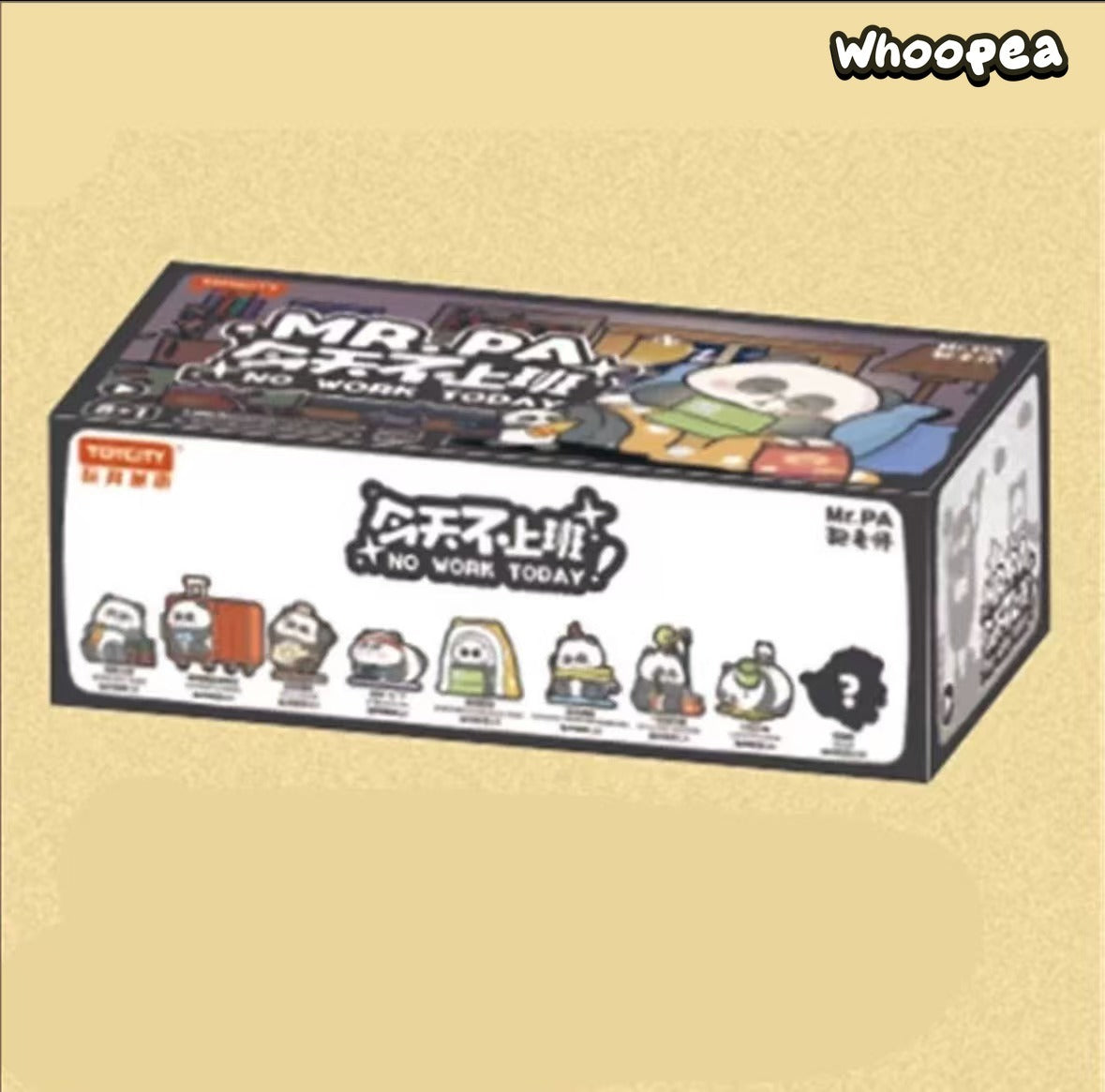 MR.PA No Work Today Series Figures, Blind Box
