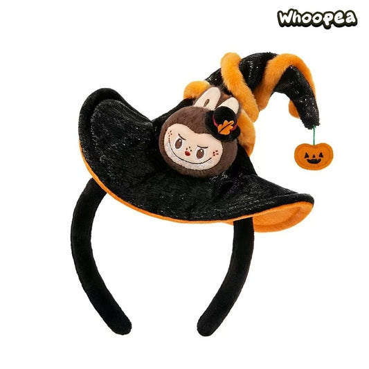 LABUBU Halloween Magic of Pumpkin Series Plush Headband, POP LAND Limited