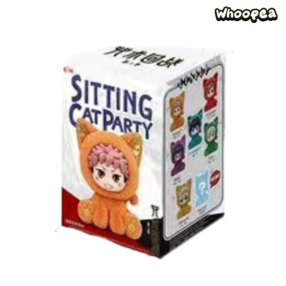 Jujutsu Kaisen Sitting Cat Party Series Plush Pendant Blind Box (PRE-ORDER)
