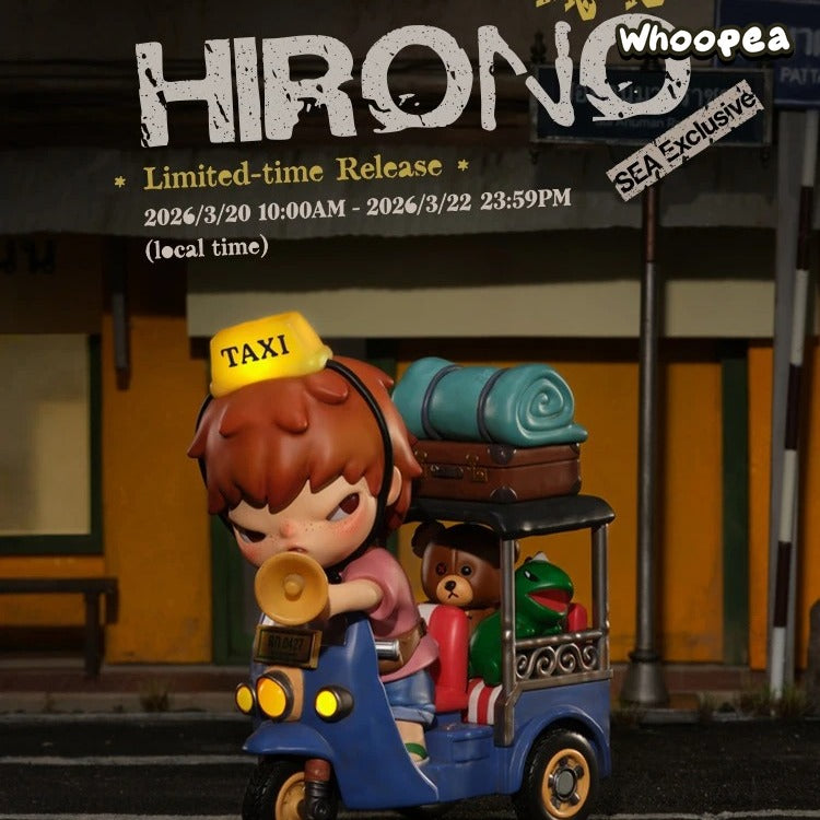 POP MART Hirono Tuk-Tuk Figure SEA Exclusive – WHOOPEA