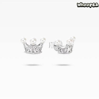 POPOP Jewelry ROYAL MOLLY × YUEQI QI Series Crown Ear Studs