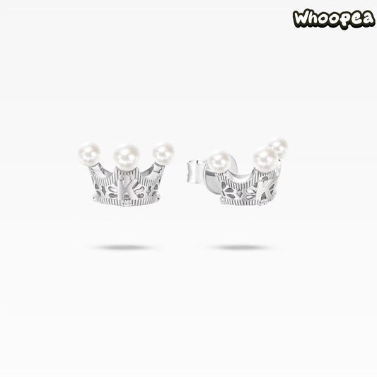 POPOP Jewelry ROYAL MOLLY × YUEQI QI Series Crown Ear Studs