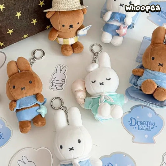 Miffy Dreamy Island Series Plush Keychain (PRE-ORDER)