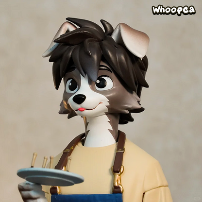 Cafe Rest Dog Series Large Limited Edition Figure