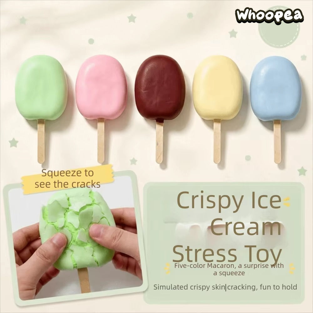 Wax Cracking Ice Cream Squishy – Sensory Fidget Toy