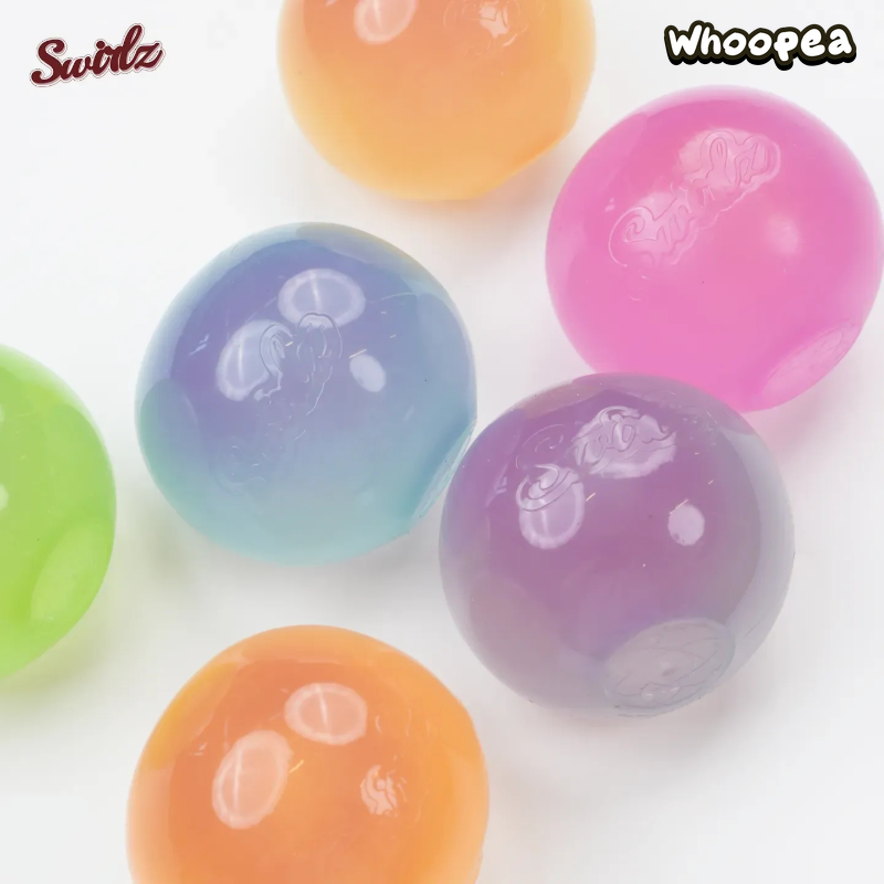 Swirlz TPR UV Color Changing Maltose Squishy- Fidget Toy
