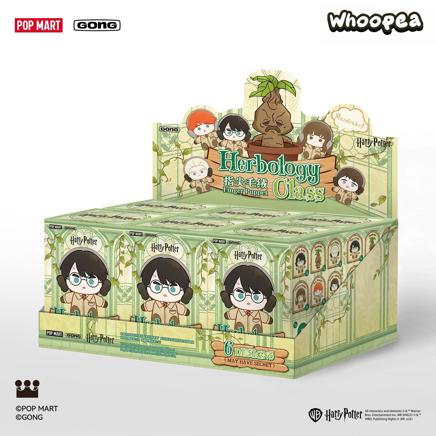 POP MART Harry Potter Herbology Class Series Fingertip Plush Blind Box (PRE-ORDER)