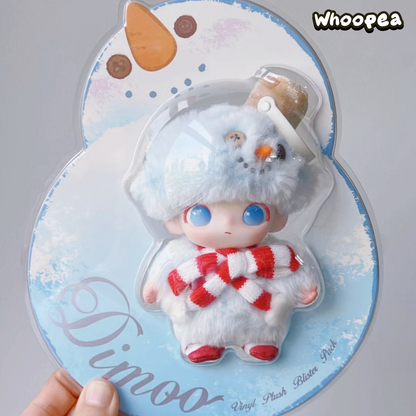 POP MART DIMOO Snowman Series Vinyl Plush Hanging Card
