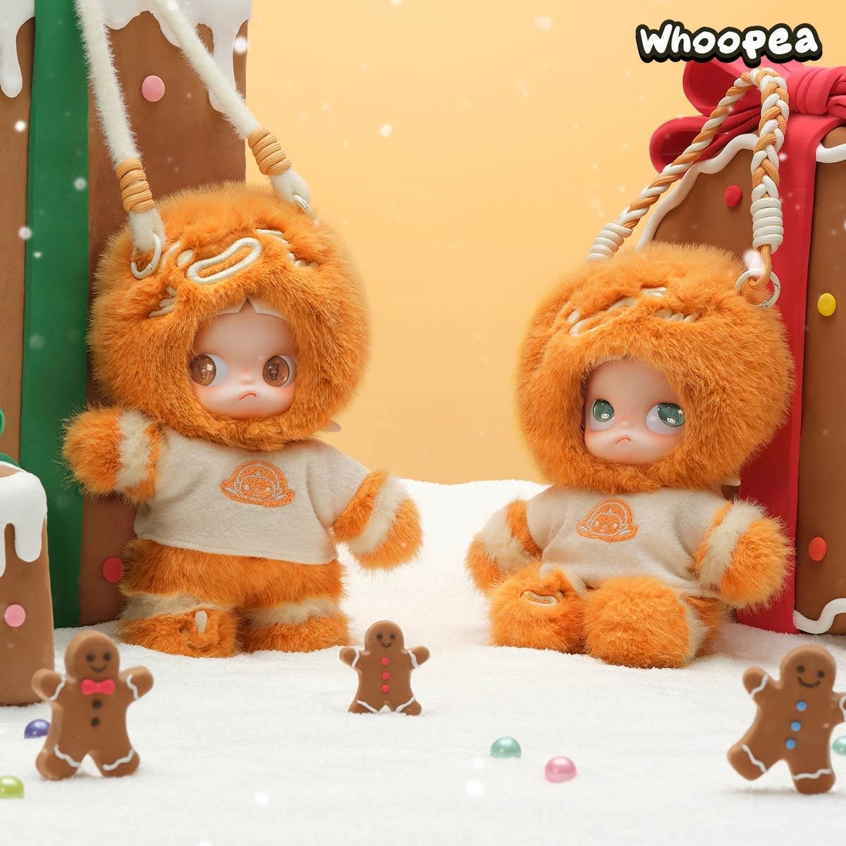 POP MART Ginger ぬいぐるみ POP MART Zsiga Gingerbread Man 1/8 Action Figure – WHOOPEA
