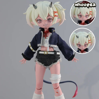 Cooze Devil Horns Series 1/8 Action Figure BJD Blind Box