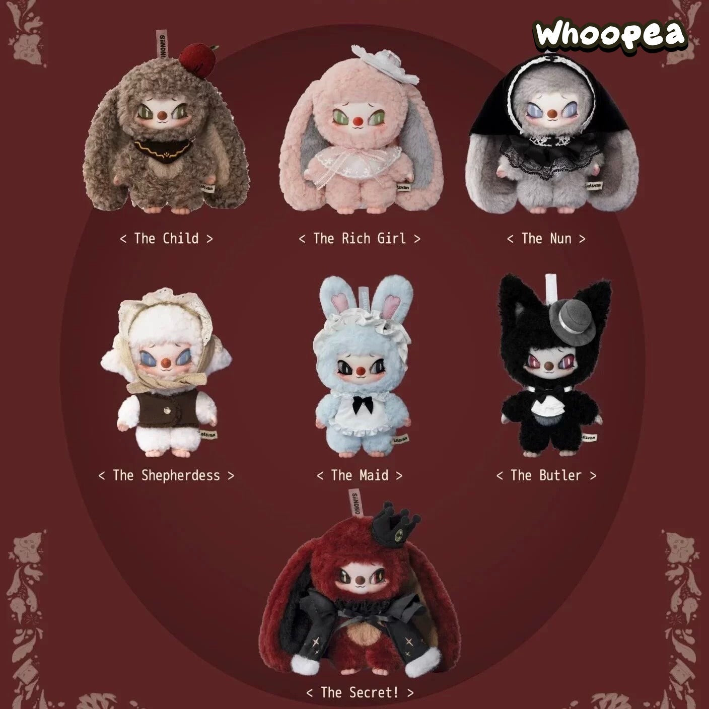 Siinono Want to Tell You a Secret Series Plush Dolls, Blind Box