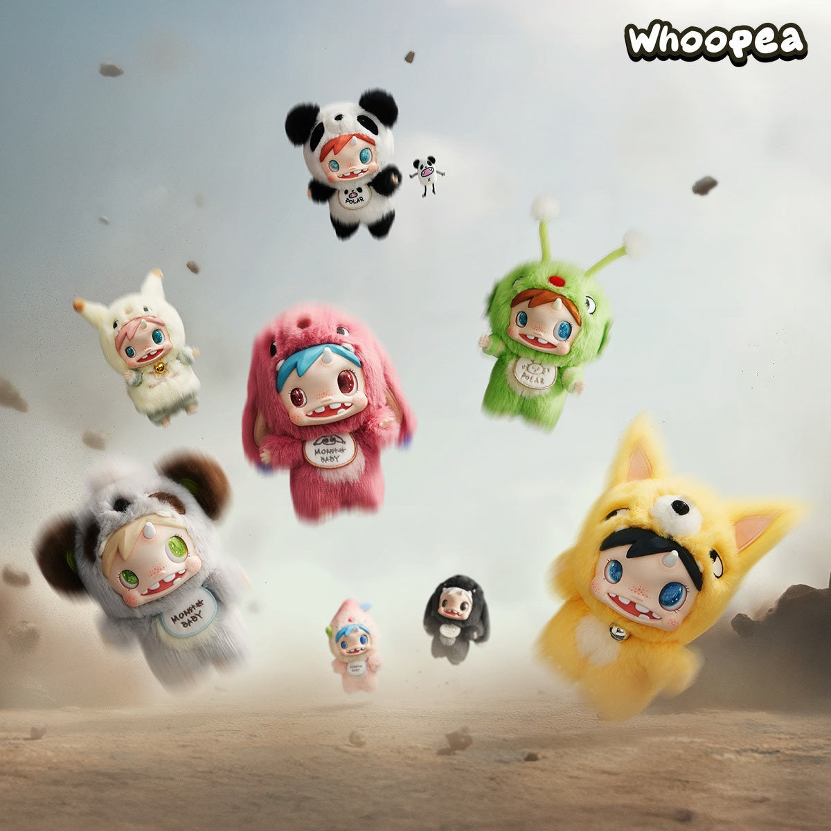 POP MART POLAR Monster Baby Collection Series Plush Pendant V1 Blind Box