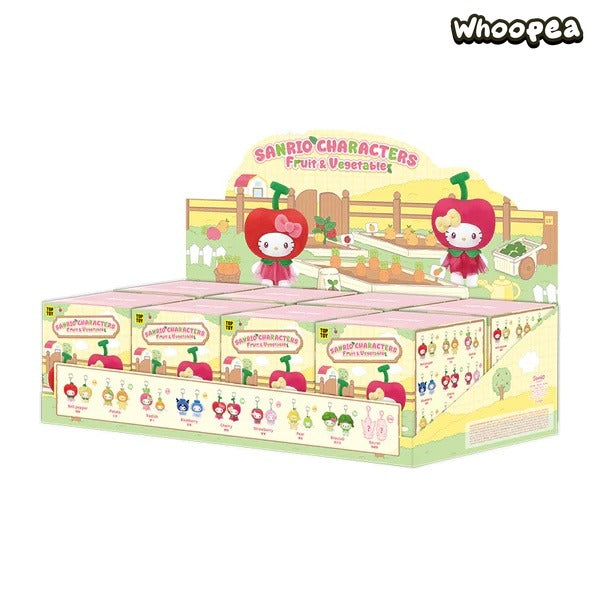 SANRI0 Characters Fruit and Vegetable Series Vinyl Keychain Pendant Blind Box