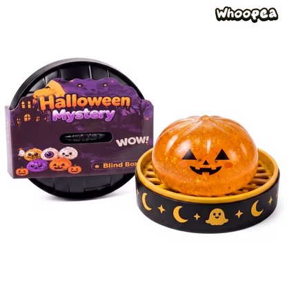 Halloween Glitter Gel‑Filled Dumpling Squishy Toys - Sensory Fidget Toy
