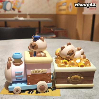 Doggy Cat Fantasy Train Series Figure Blind Box